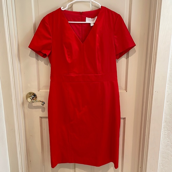 Hugo Boss Dresses & Skirts - Hugo Boss Dasani Women’s Red Short Sheath Dress